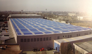 Impianto fotovoltaico di 1 MW realizzato su capannone