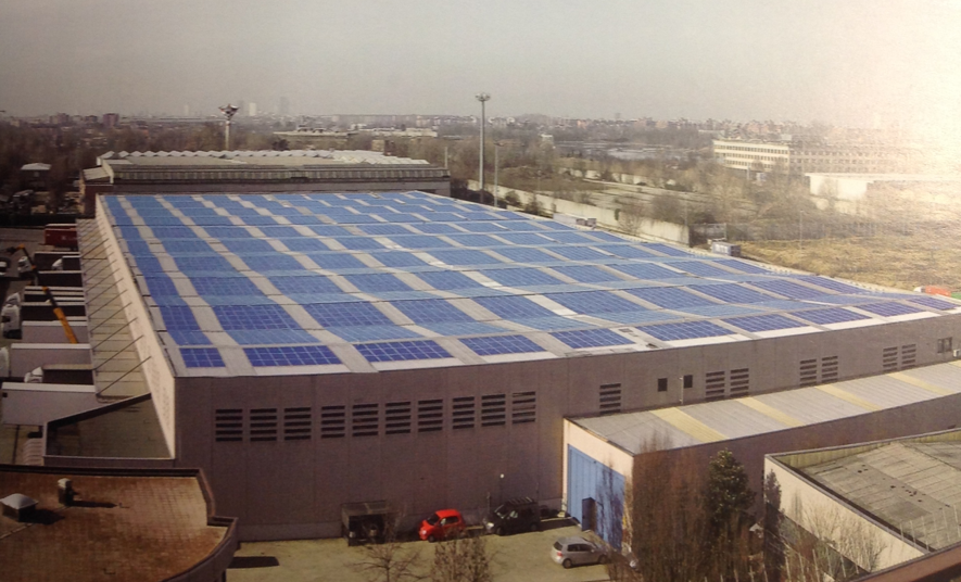 Impianto fotovoltaico di 1 MW realizzato su capannone